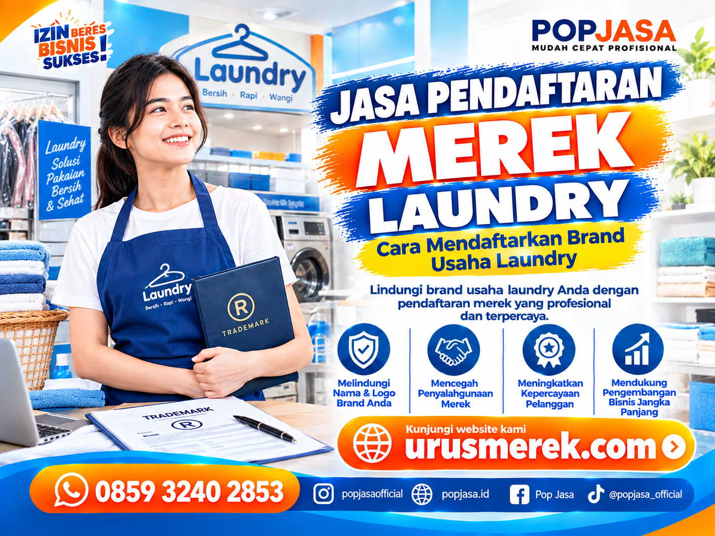 Jasa Pendaftaran Merek Laundry: Cara Mendaftarkan Brand Usaha Laundry